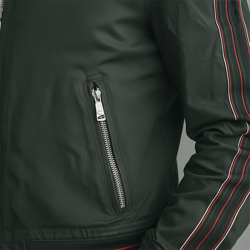 Men's Autumn Fashion Ribbed Polyester Waterproof Thin Jacket MTA2047J3P