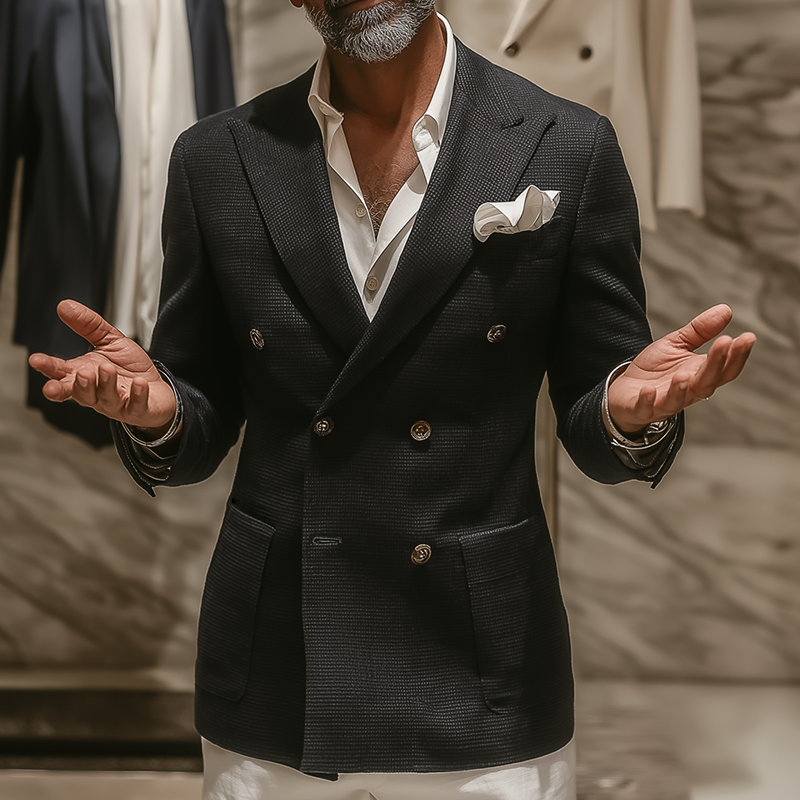 Men's Retro Casual Business Blazer MTA2668K7TO