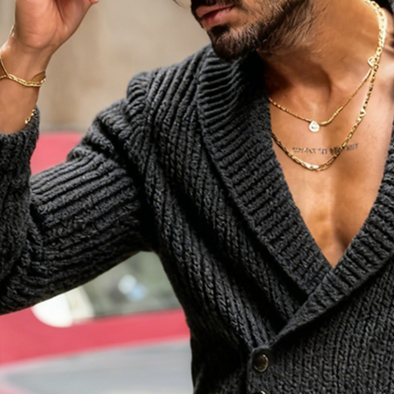 Men's Retro Casual Knitted Blazer MTA0617K5TO