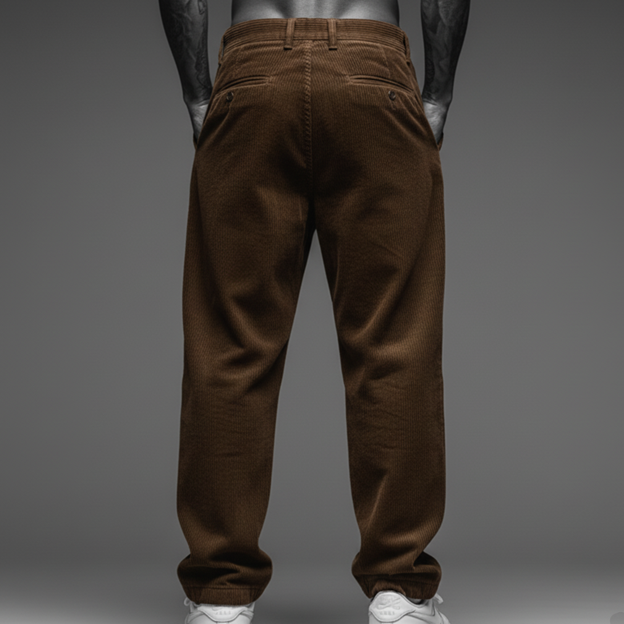 Men's Fashionable Casual Corduroy Pants MTA0133K6K