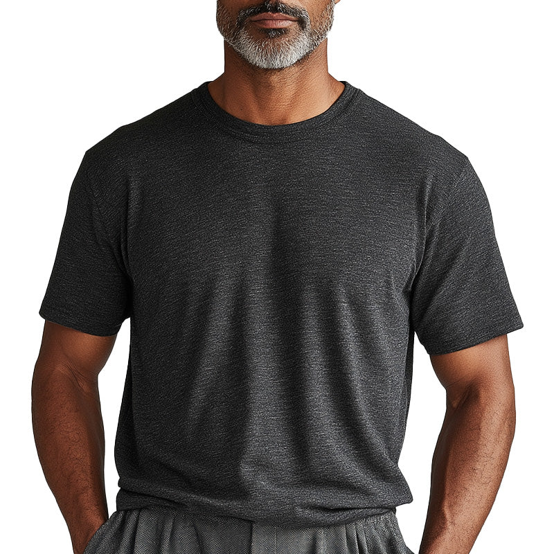 Men's Summer Modal High Elastic Breathable Short-Sleeved T-Shirt MTA1549D7P