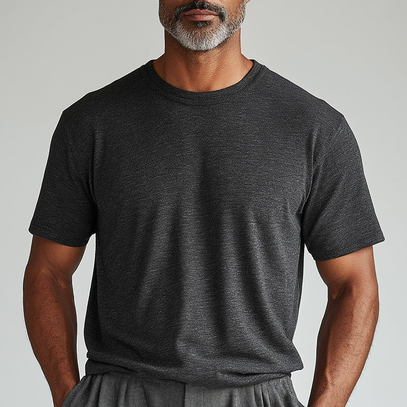 Men's Summer Modal High Elastic Breathable Short-Sleeved T-Shirt MTA1549D7P