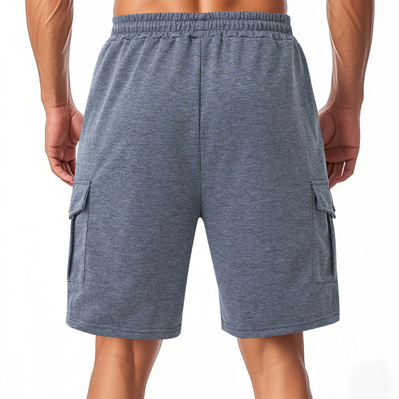 Men's Casual Loose Solid Color Shorts MTA1752D6X