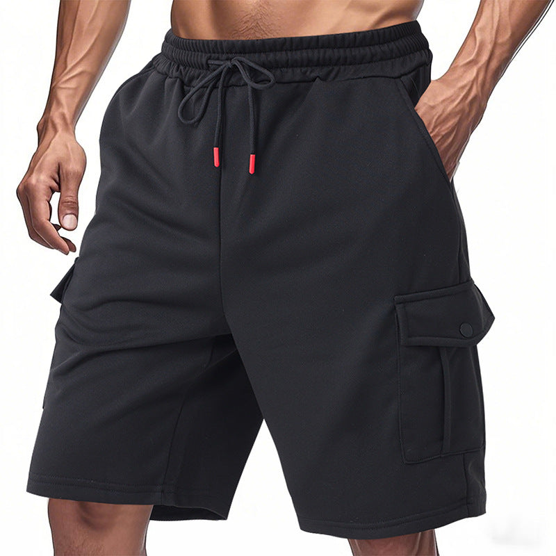 Men's Casual Loose Solid Color Shorts MTA1752D6X