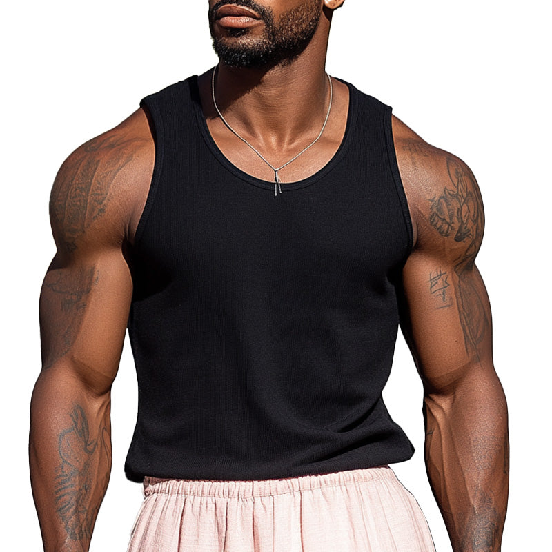 Men's Summer Fashion Natural Comfort Knitted Vest MTA1848D4P