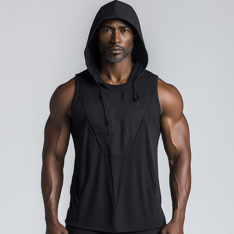 Men's Summer Mesh Splicing Breathable Sweat-Wicking Sports Tank Top MTA2302D3P
