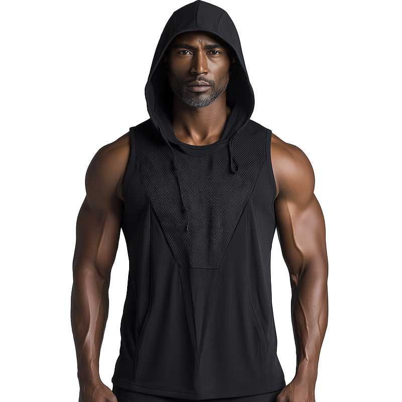 Men's Summer Mesh Splicing Breathable Sweat-Wicking Sports Tank Top MTA2302D3P