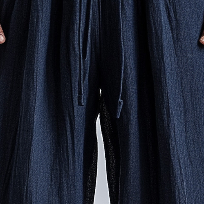 Men's Summer Loose Comfort Linen Blended Casual Pants MTA2774D3P
