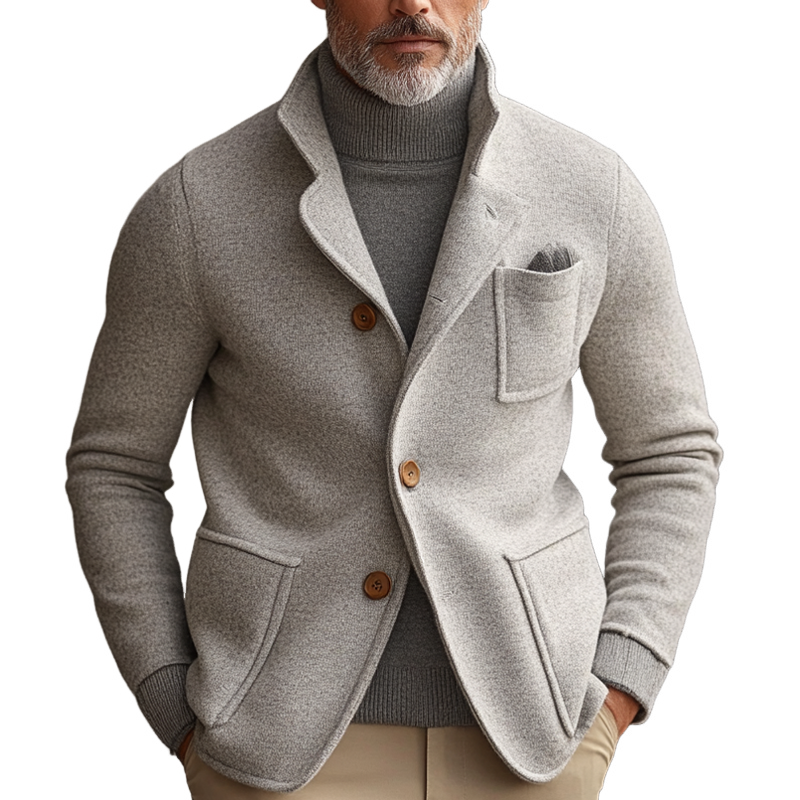 Men's Blended Collar Multi-pocket Jacket MTA2685K5X