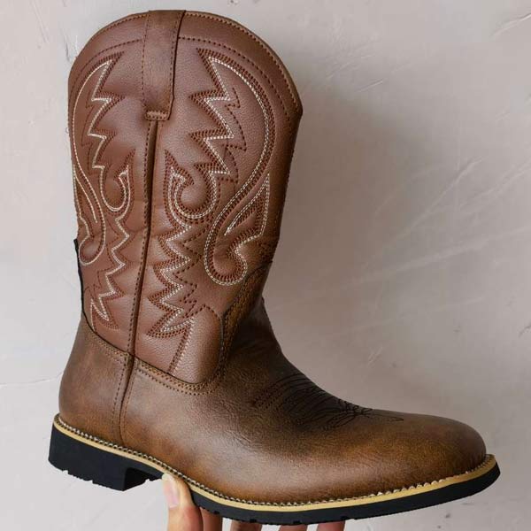 HOMBRES'S BOTAS ALTAS VINTAGE BORDADAS 07733035W