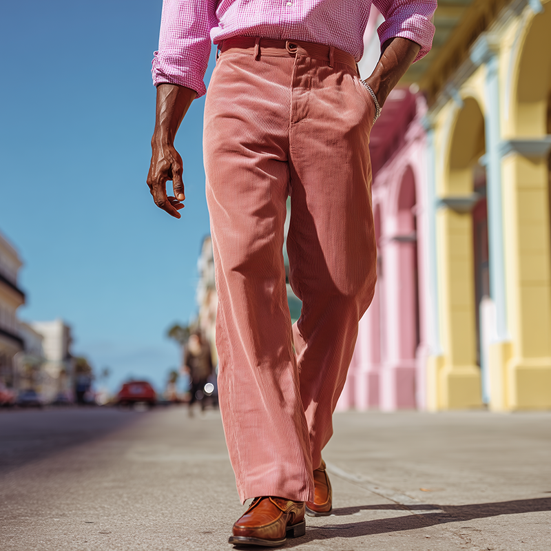 Men's Retro Elegant Corduroy Casual Trousers MTA0245I1P