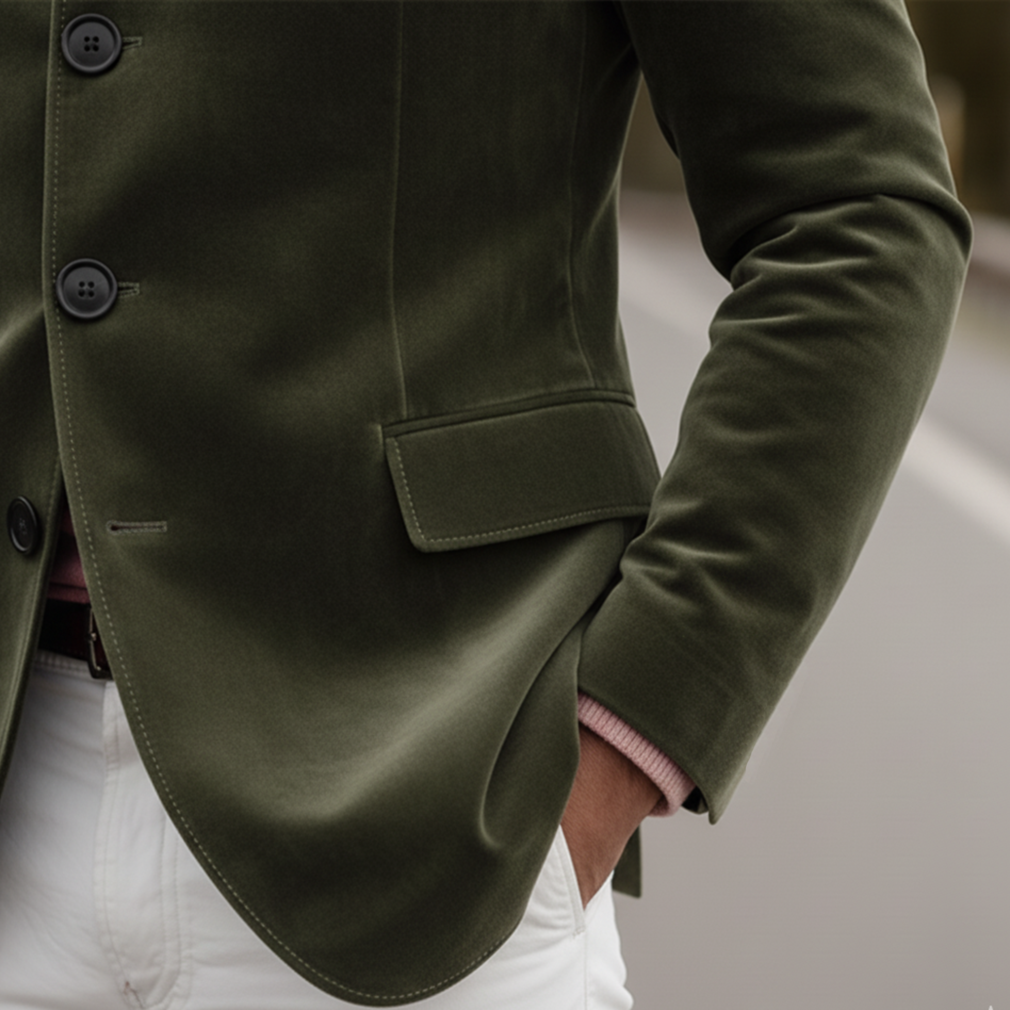Men's Classic Retro Western Stand Collar PU Leather Slim Fit Faux Suede Jacket MTA2388J3K