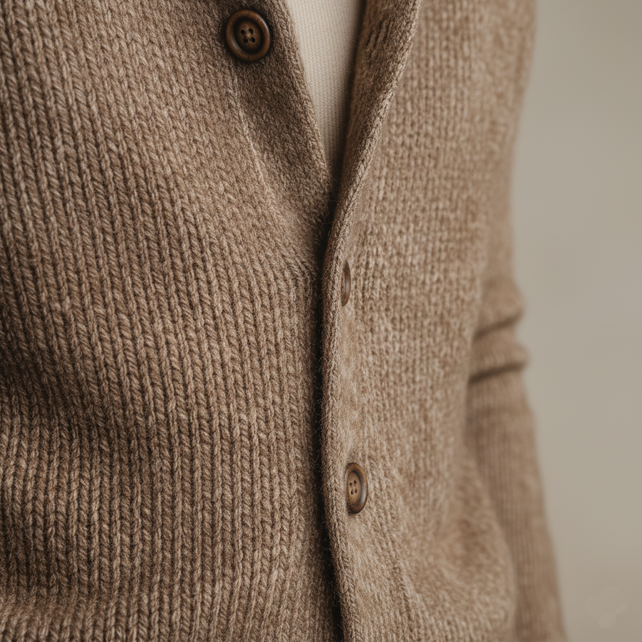 Men's Classic Casual Hooded Knit Cardigan MTA1374J5K