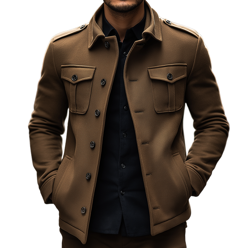 Men's Retro Casual Lapel Jacket MTA3076L7TO