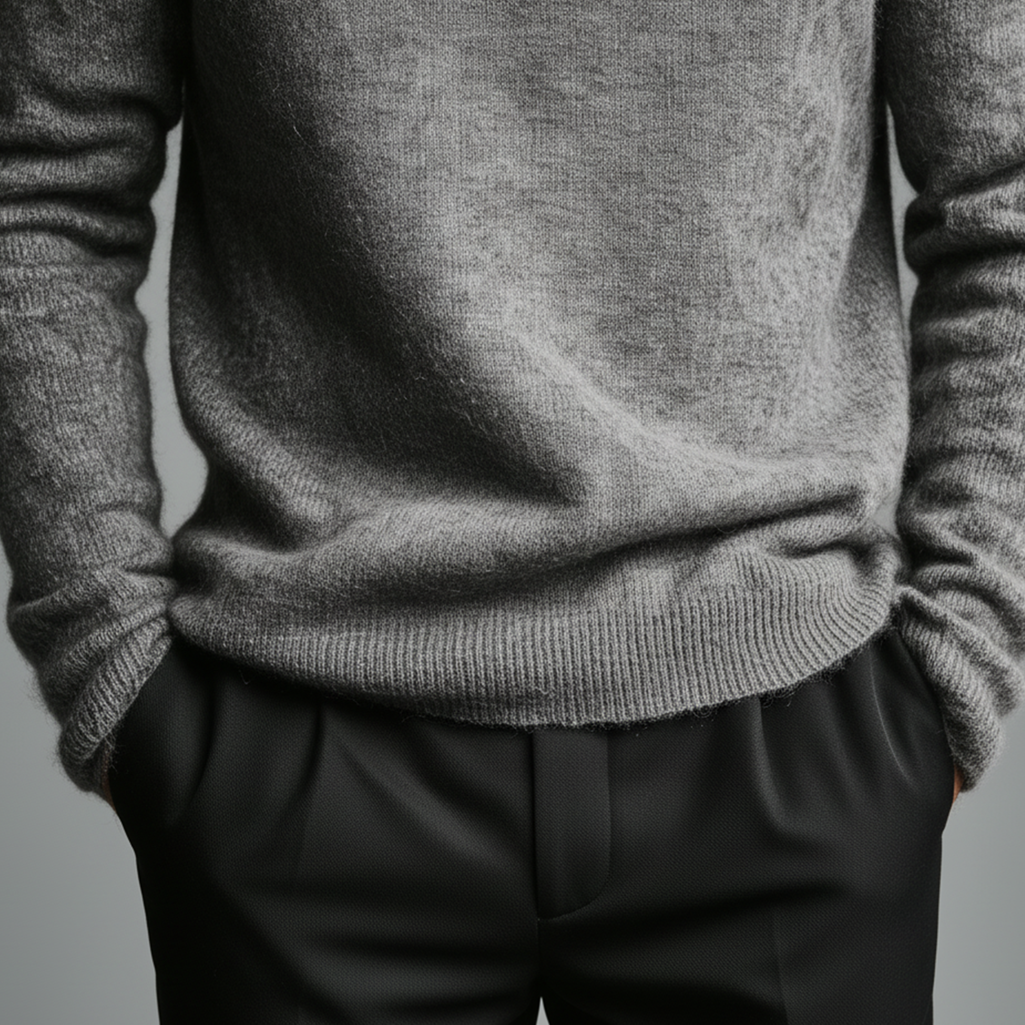 Men's Classic Casual Simple Knitted Hooded Sweater MTA1679J6K