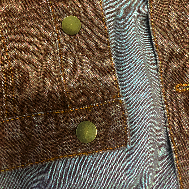 Men's Vintage Casual Solid Color Washed Denim Jacket 80646611K