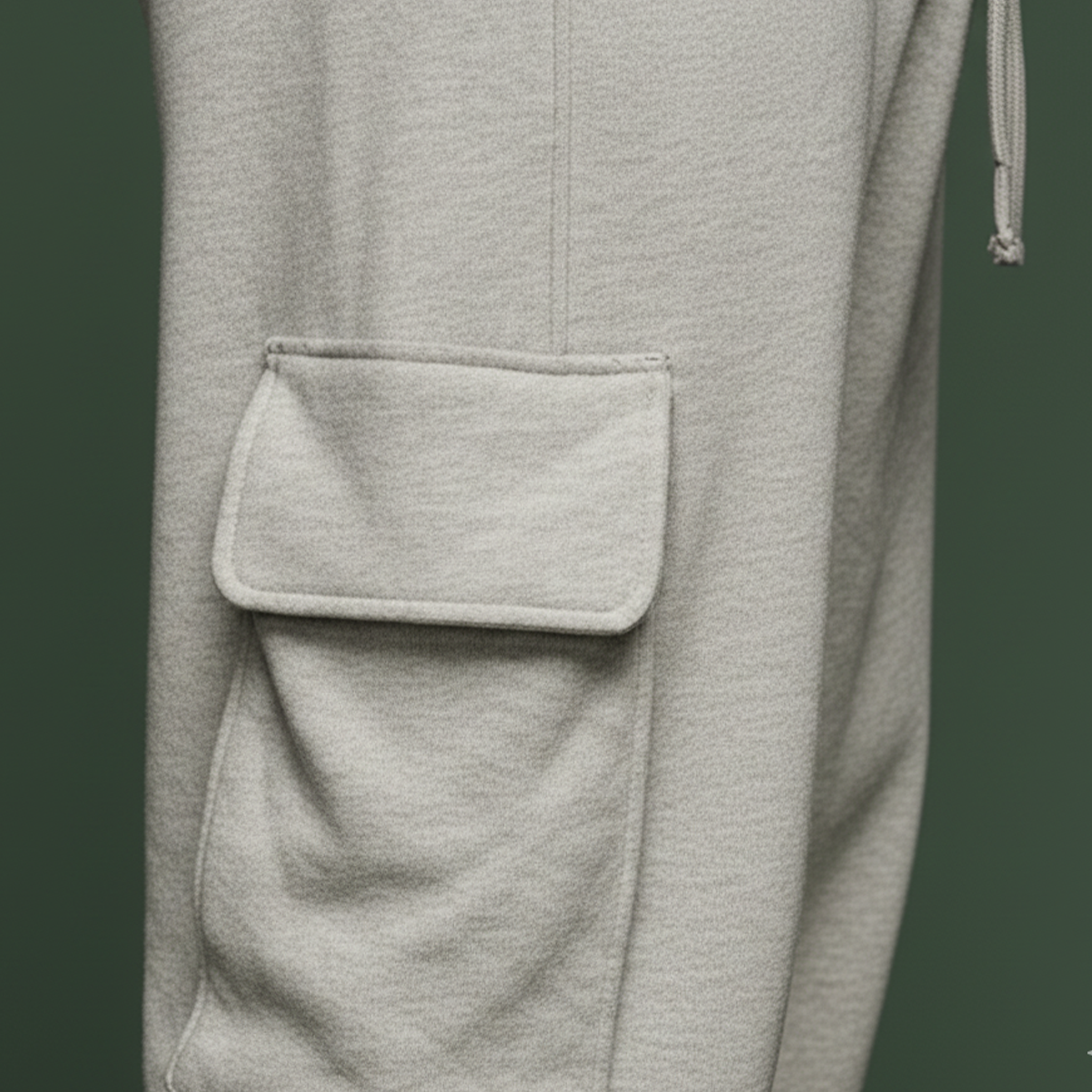 Men's Casual Tough Style Elastic Waist Cotton Blend Multi-Pocket Sports Pants MTA2870J2K