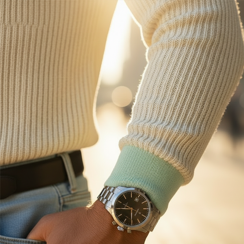 Men's Spring Fashion Cotton Knit Button-down Shirt MTZ1347A6P