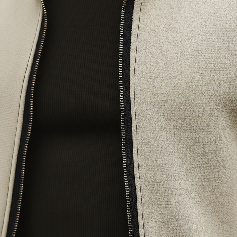 Men's Simple Slim Fit Fleece Thin Jacket MTA3058J6P