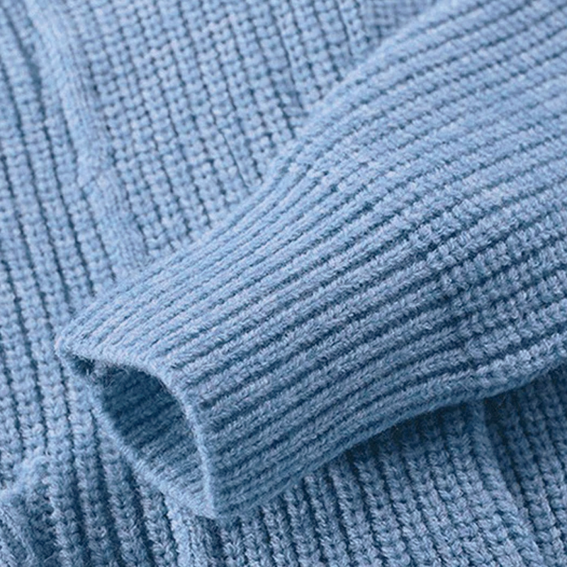 Ensfarget jakkeslag for menn, fritidsstrikket cardigan 85899995Z