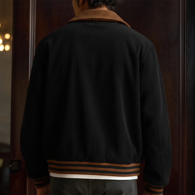 Men's Winter Retro Corduroy Zip-up Jacket MTA1012L0P