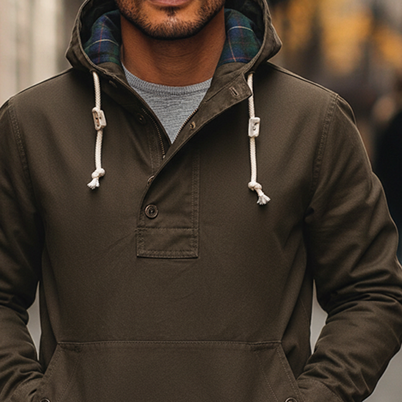 Men's Casual Cotton Pullover Hoodie MTA1499J2X