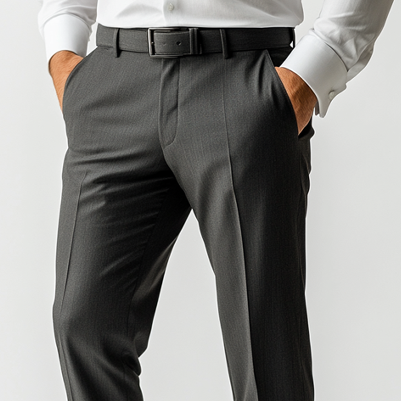 Men's Casual Blended Fabric Suit Pants MTA2663K0X