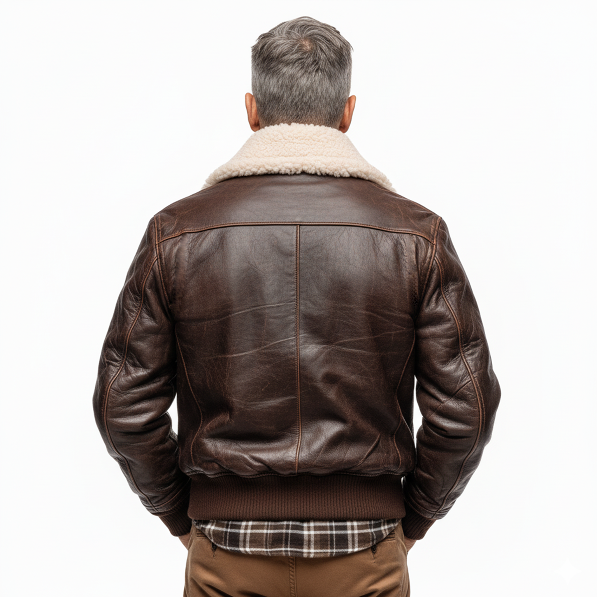 Men's Classic Retro Western Tough Style Detachable Fur Collar Zipper PU Leather Jacket MTA0901J7K
