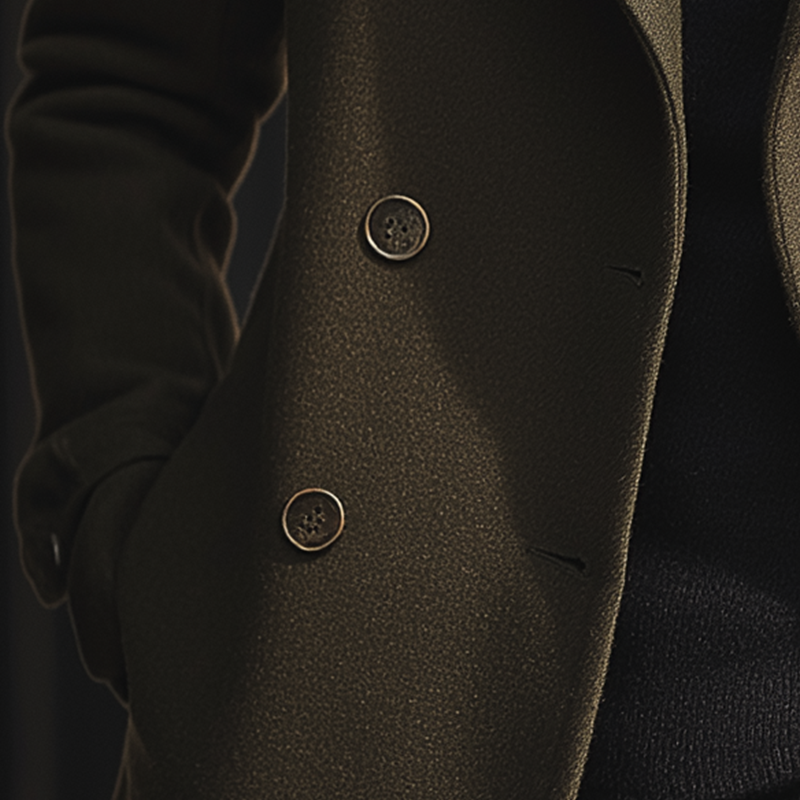 Men's Elegant Vintage Faux Woolen Coat Jacket MTA0265I0P