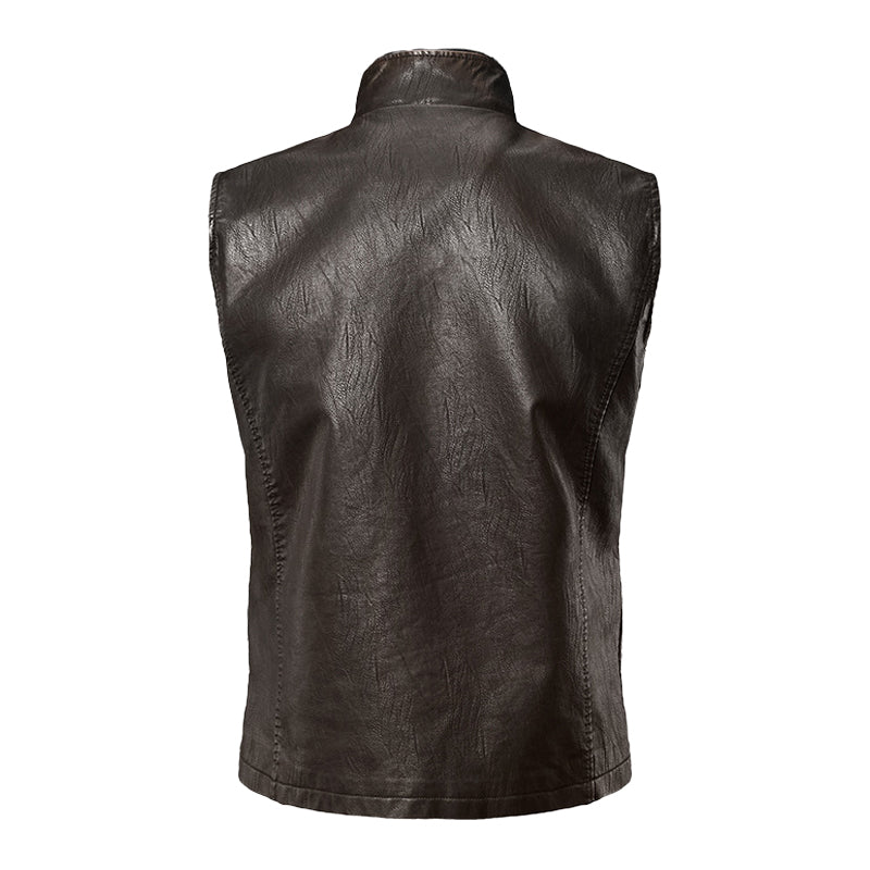 2023 MENNS VINTAGE DOBBELT LAG KRAGE LAPEL SKINNVEST