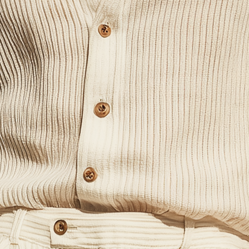 Men's Summer Fashion Thin Knitted Striped Short-Sleeved Shirt MTA2008F1P