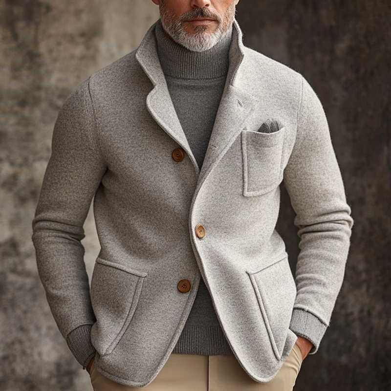 Men's Blended Collar Multi-pocket Jacket MTA2685K5X