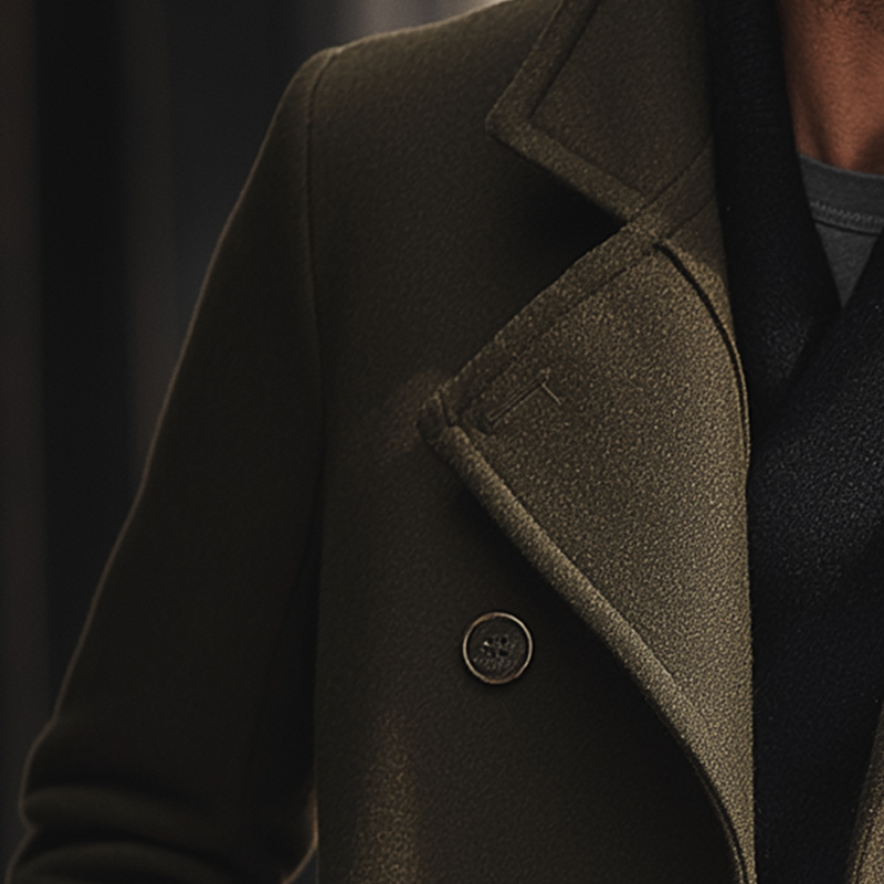 Men's Elegant Vintage Faux Woolen Coat Jacket MTA0265I0P