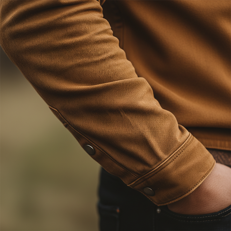 Men's Winter Retro Faux Suede Button Shirt MTA1915K9P