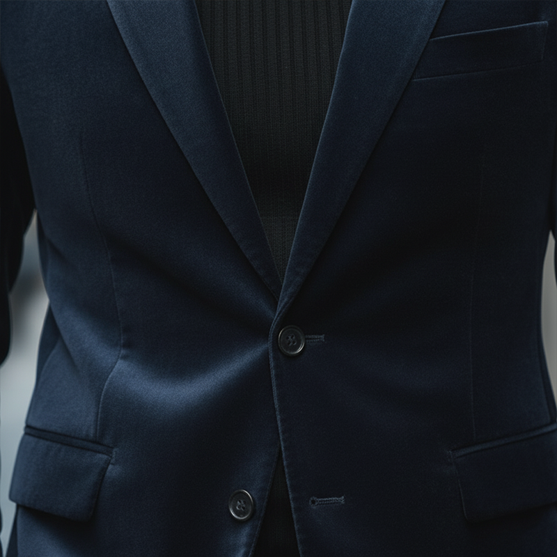 Men's Winter Vintage Velvet Button Suit MTA1949L4P