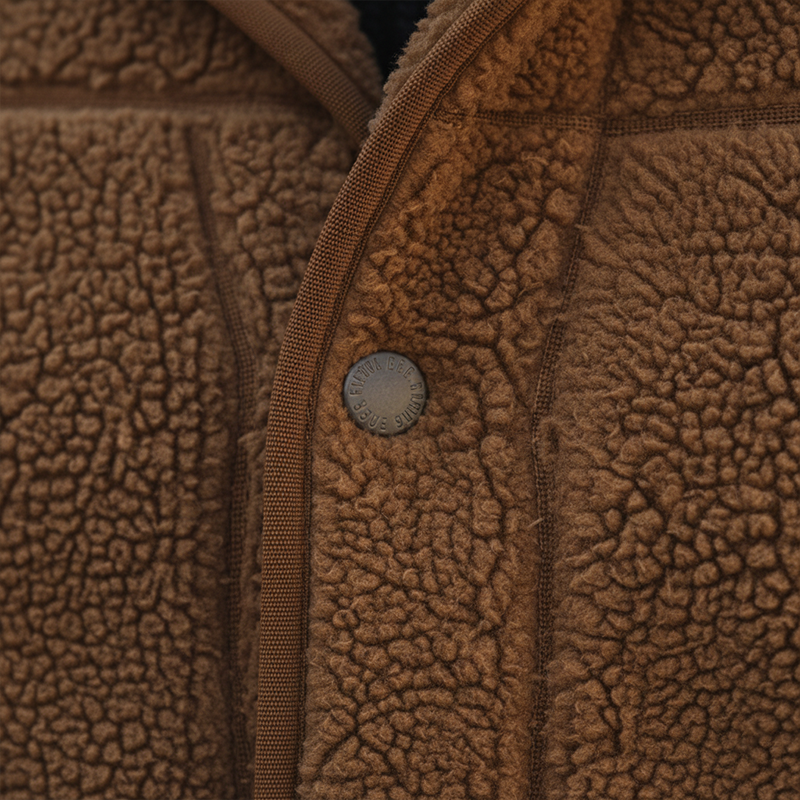 Men's Winter Retro Faux Lambswool Button Jacket MTA2511K4P