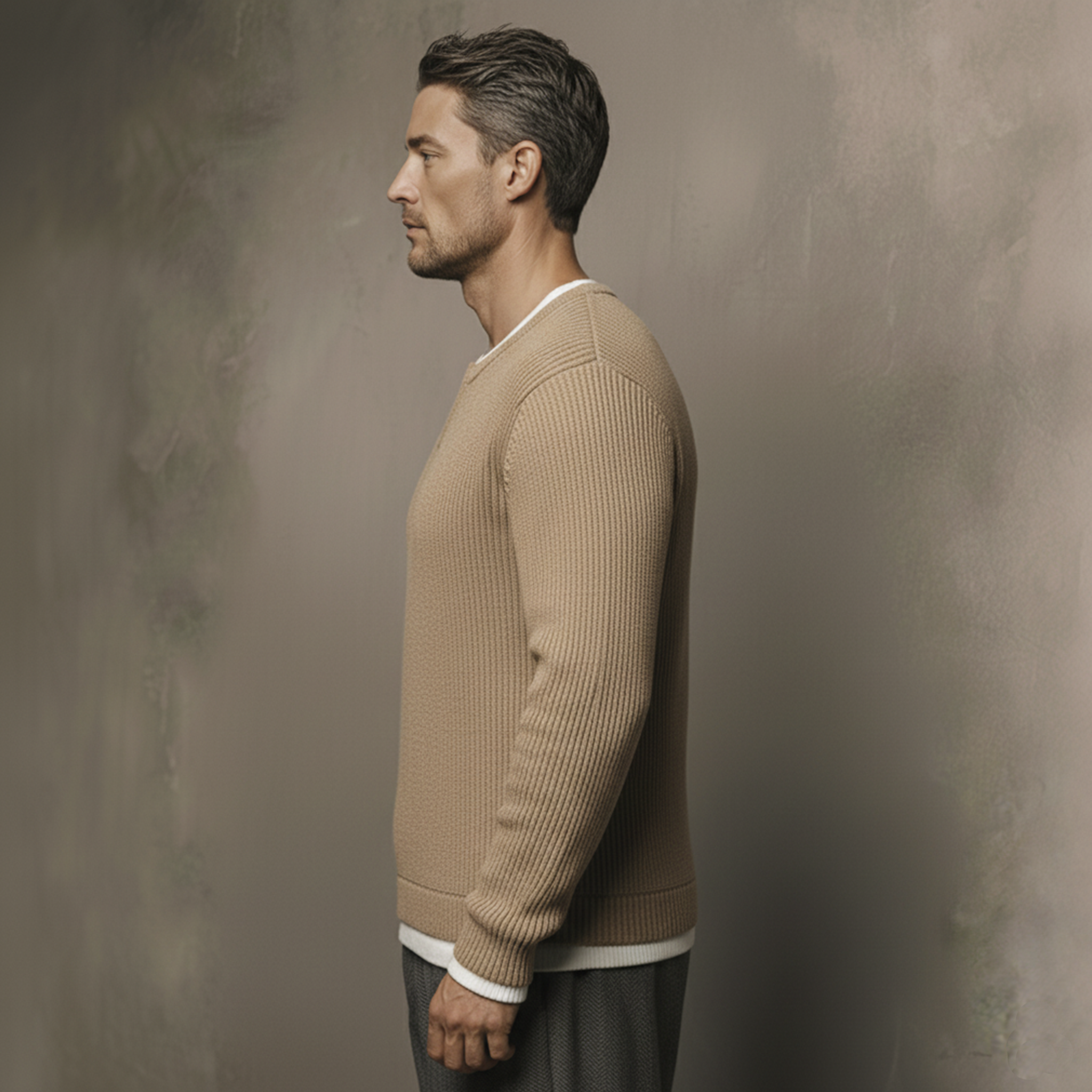 Men's Classic Casual Two-piece Pullover Sweater MTA1213K6K