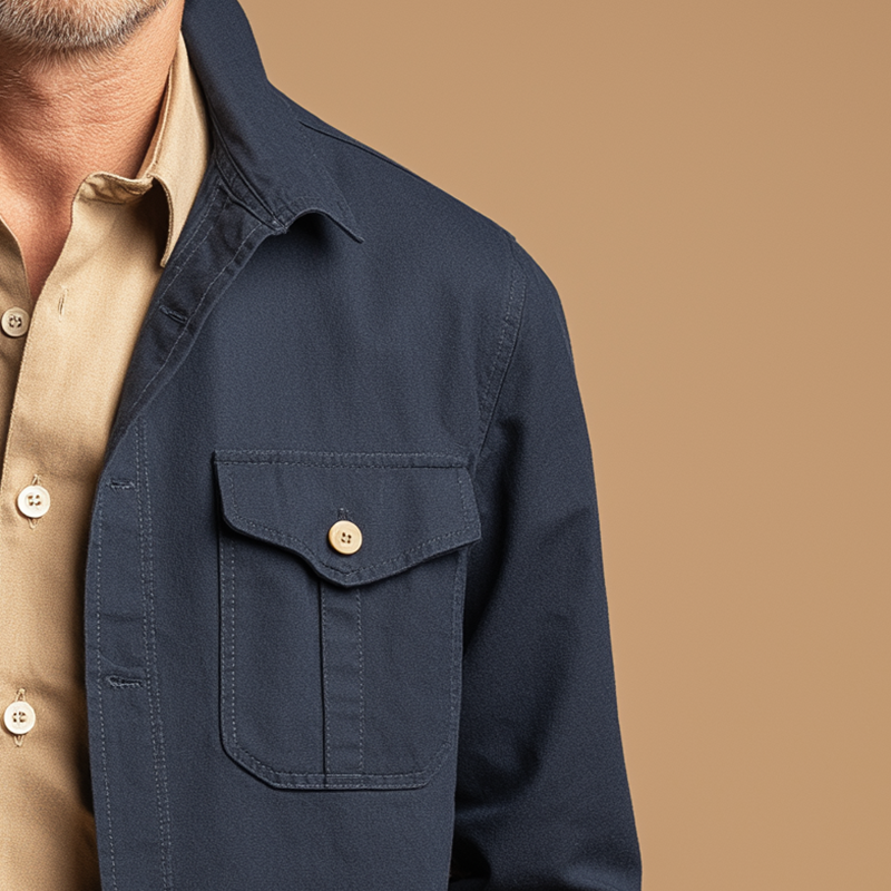 Men's Vintage Cotton Blend Jacket (Lined) MTA0132H9P