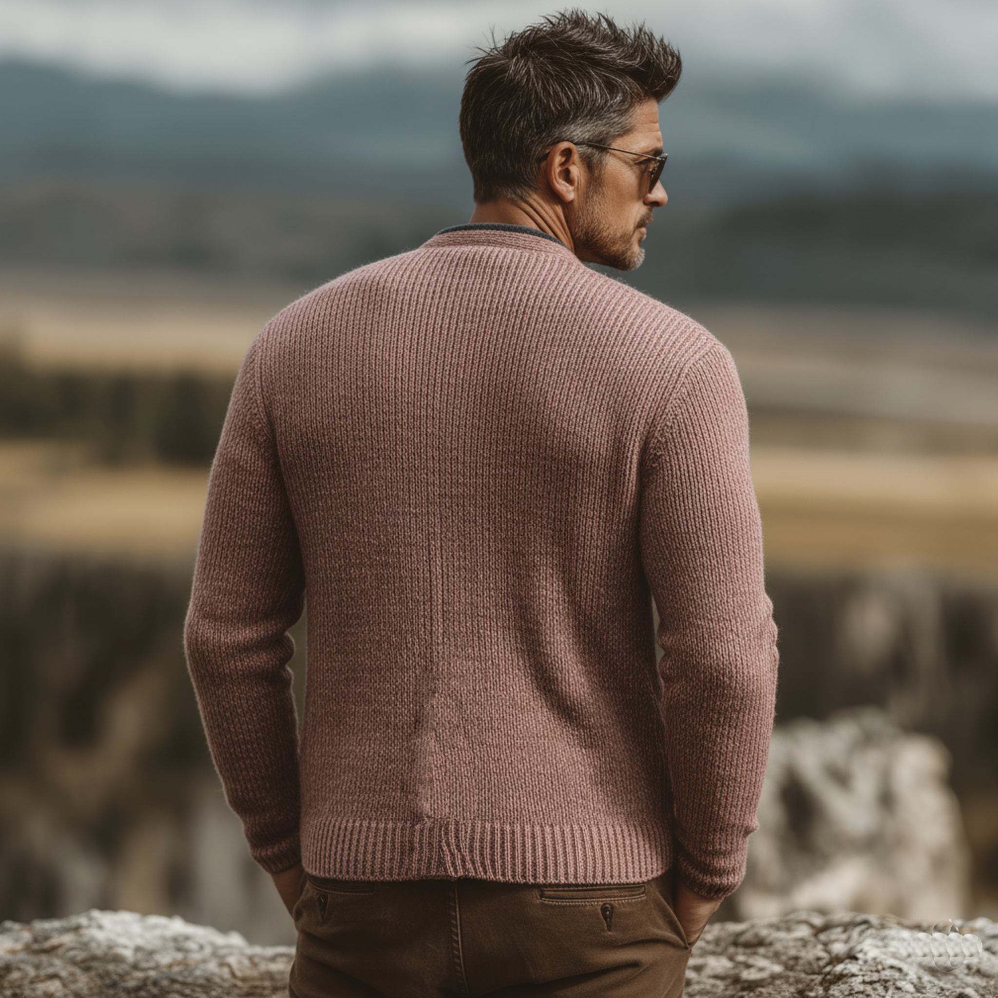 Men's Classic Casual Slim-fit Knitted Cardigan MTA1949L0K