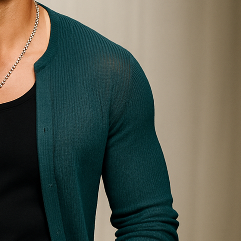 Men's Autumn Fashion Premium Knitted Thin Cardigan MTA1852G4P