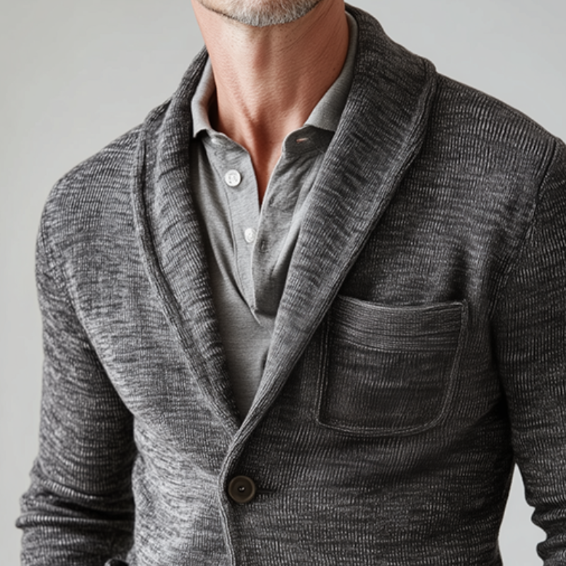 Men's Retro Casual Knitted Button-Up Cardigan MTA2812J5TO