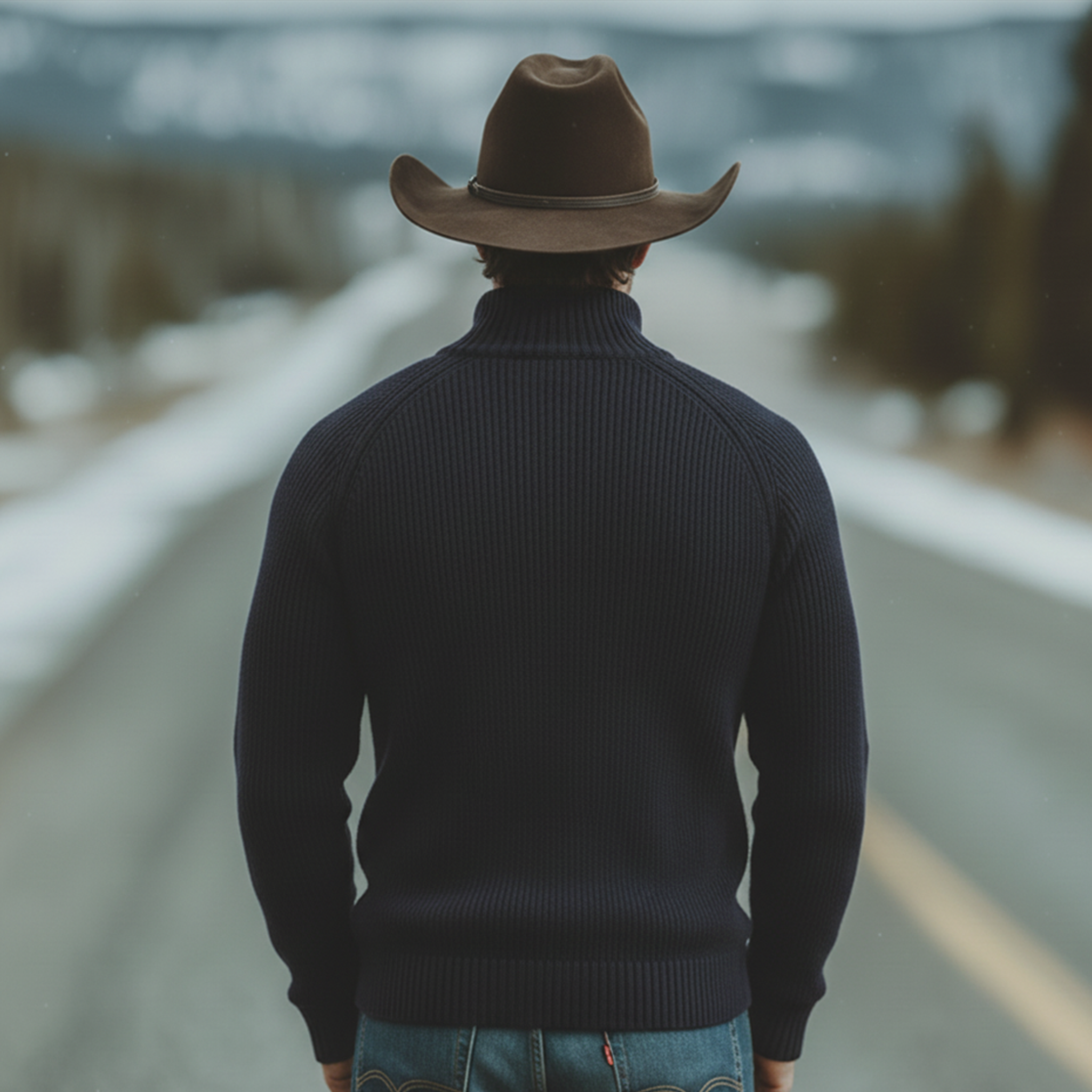 Men's Classic Casual Stand-up Collar Button Sweater MTA2406K6K