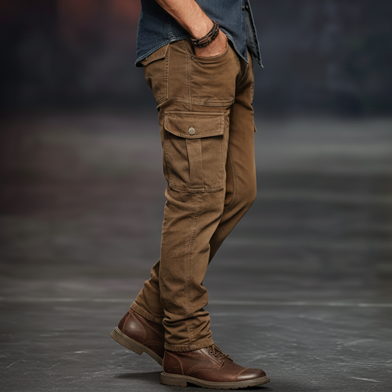 Men's Classic Khaki Slim-fit Jeans MTA2885J2U