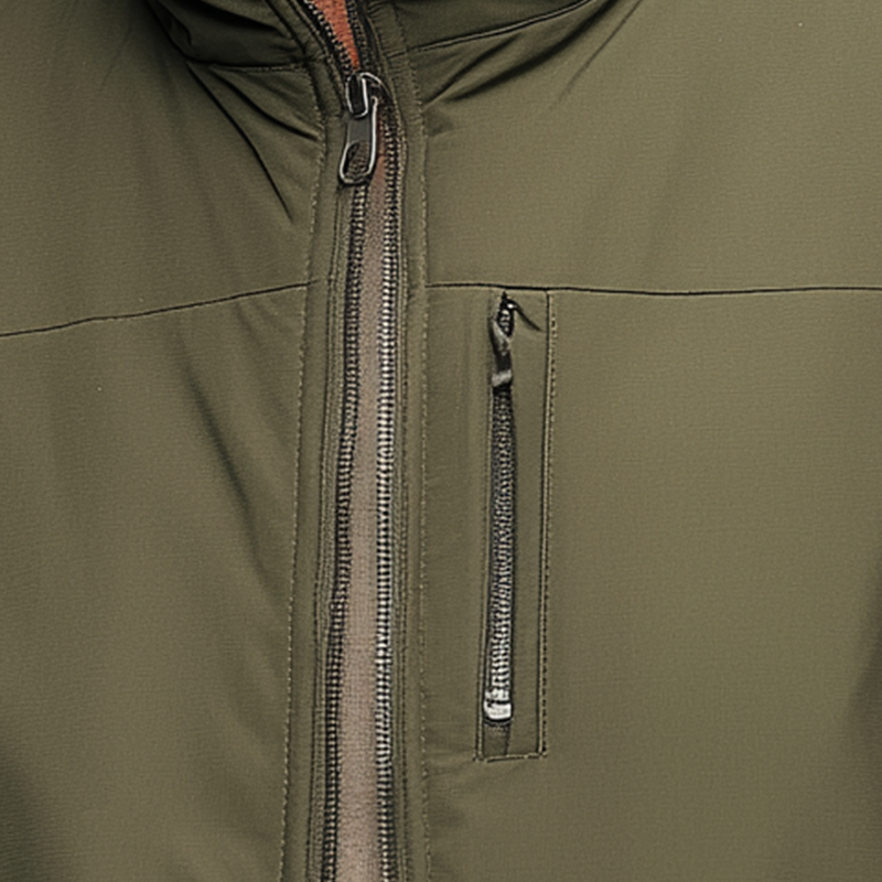 Men's Simple Solid Color Blended Double-head Zipper Vest MTA0563H2P