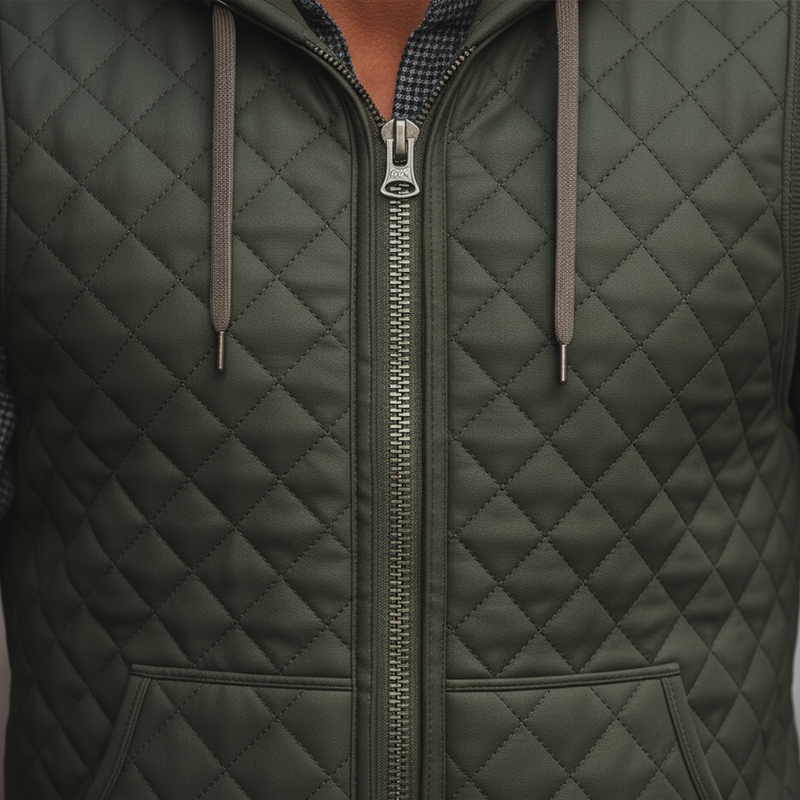 Men's Winter Fashion Quilted Hooded Sleeveless Vest MTA2874K6P