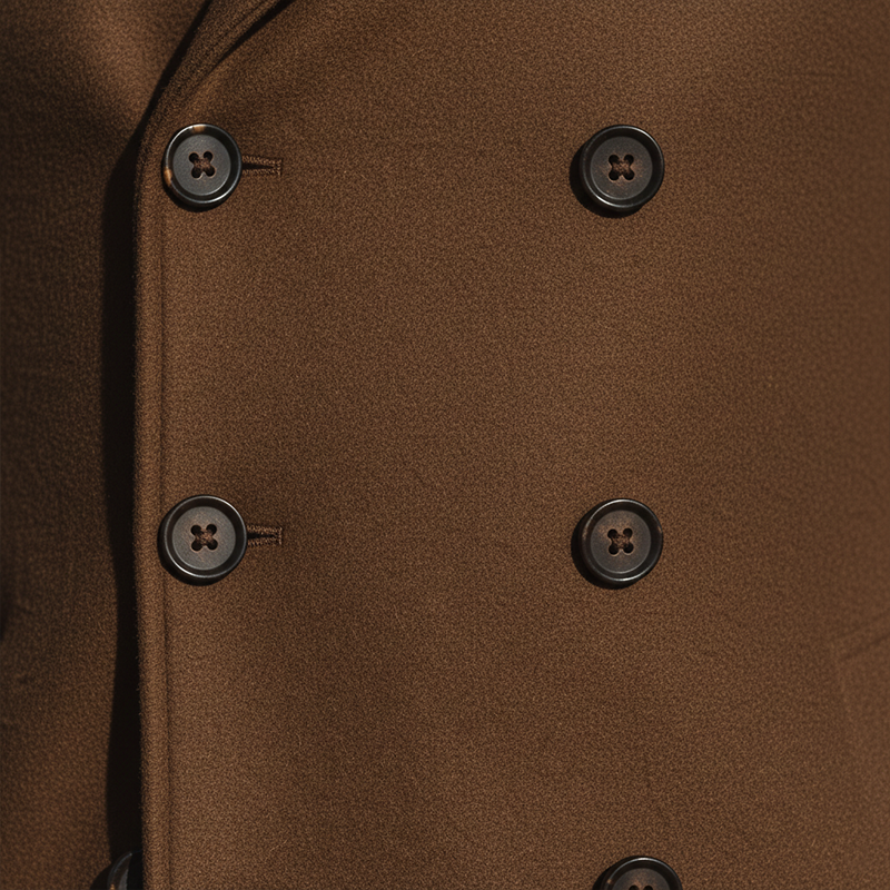 Men's Winter Retro Double-breasted Imitation Wool Casual Short Coat MTA2349I8P