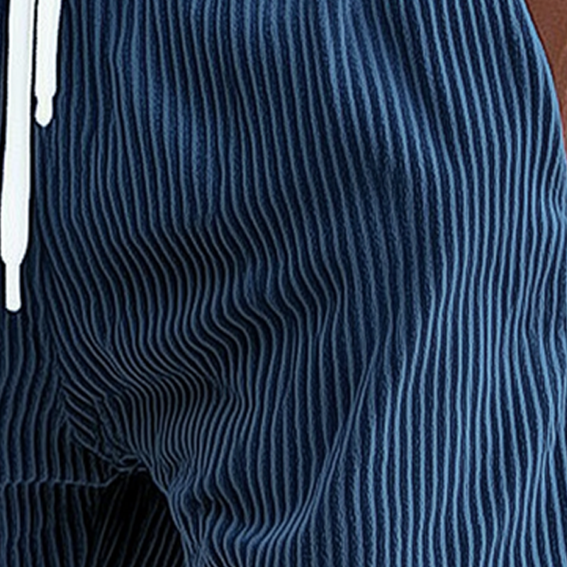 Men's Summer Casual Corduroy Lace-Up Sports Shorts MTA0924F4U