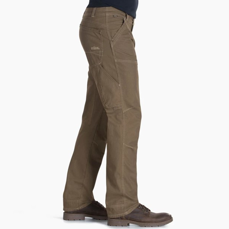 Men's Simple Design Cotton Blend Casual Trousers MTA0182H5P