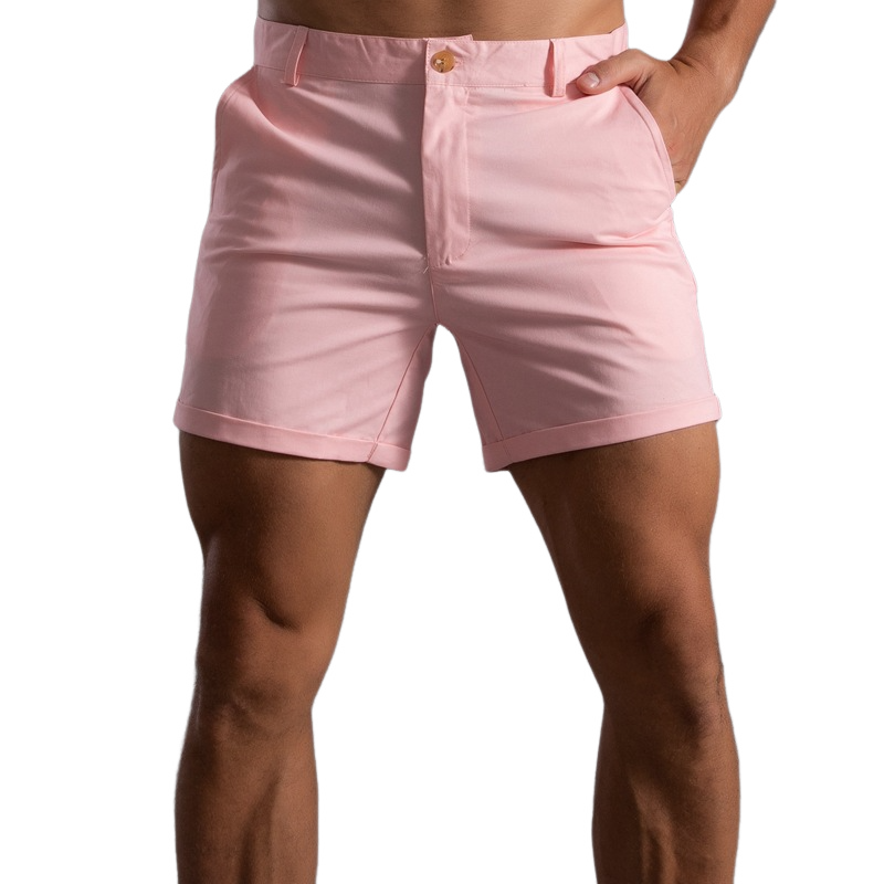 Men's Classic Casual Spring and Summer Cotton Blend Shorts 10937040K