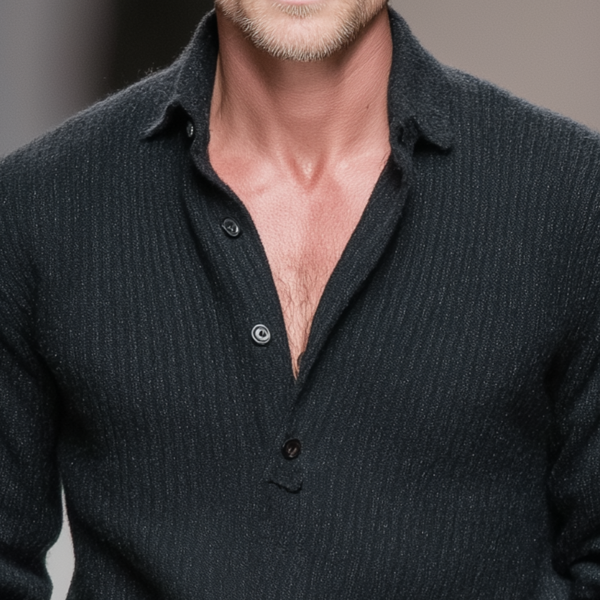 Men's Classic Casual And Business Deep V-neck Sweater MTA0755K8K